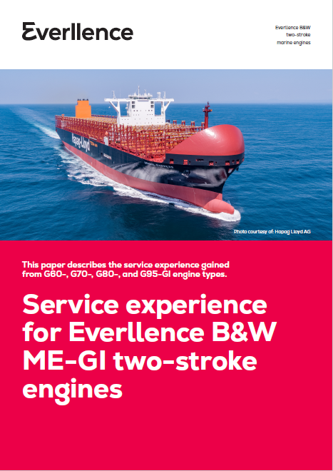 Service experience for Everllence B&W ME-GI two-stroke engines